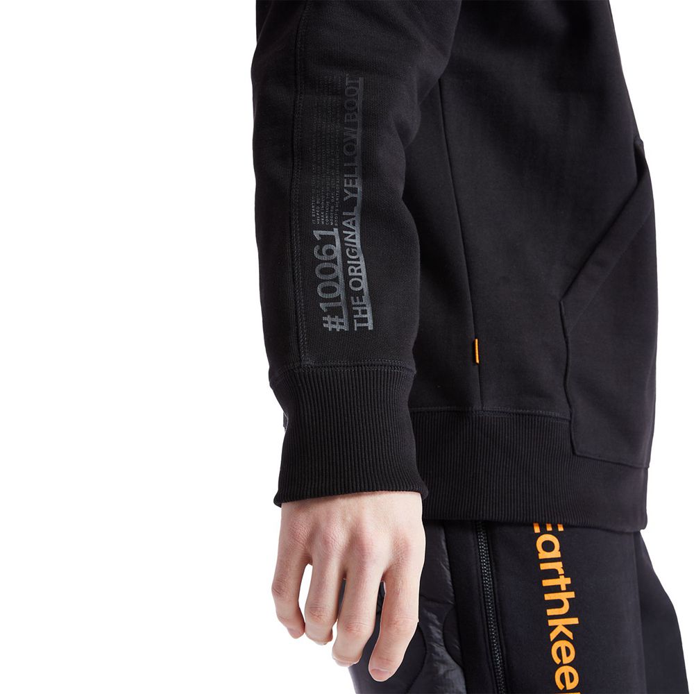 Moletom Masculino - Timberland Workwear Pullover Hoodie - IZXDW9701 - Pretas